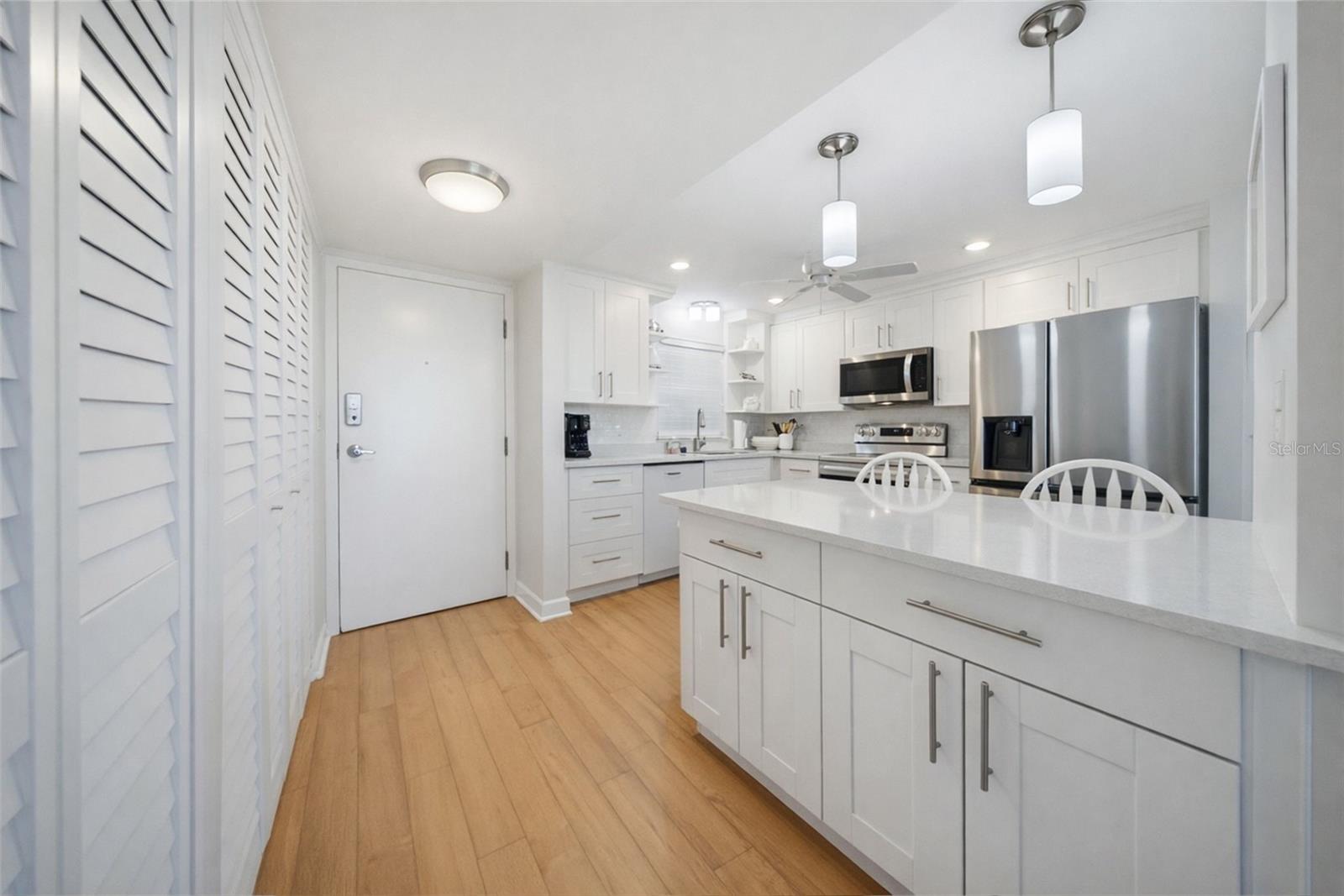 Plenty of storage in the kitchen