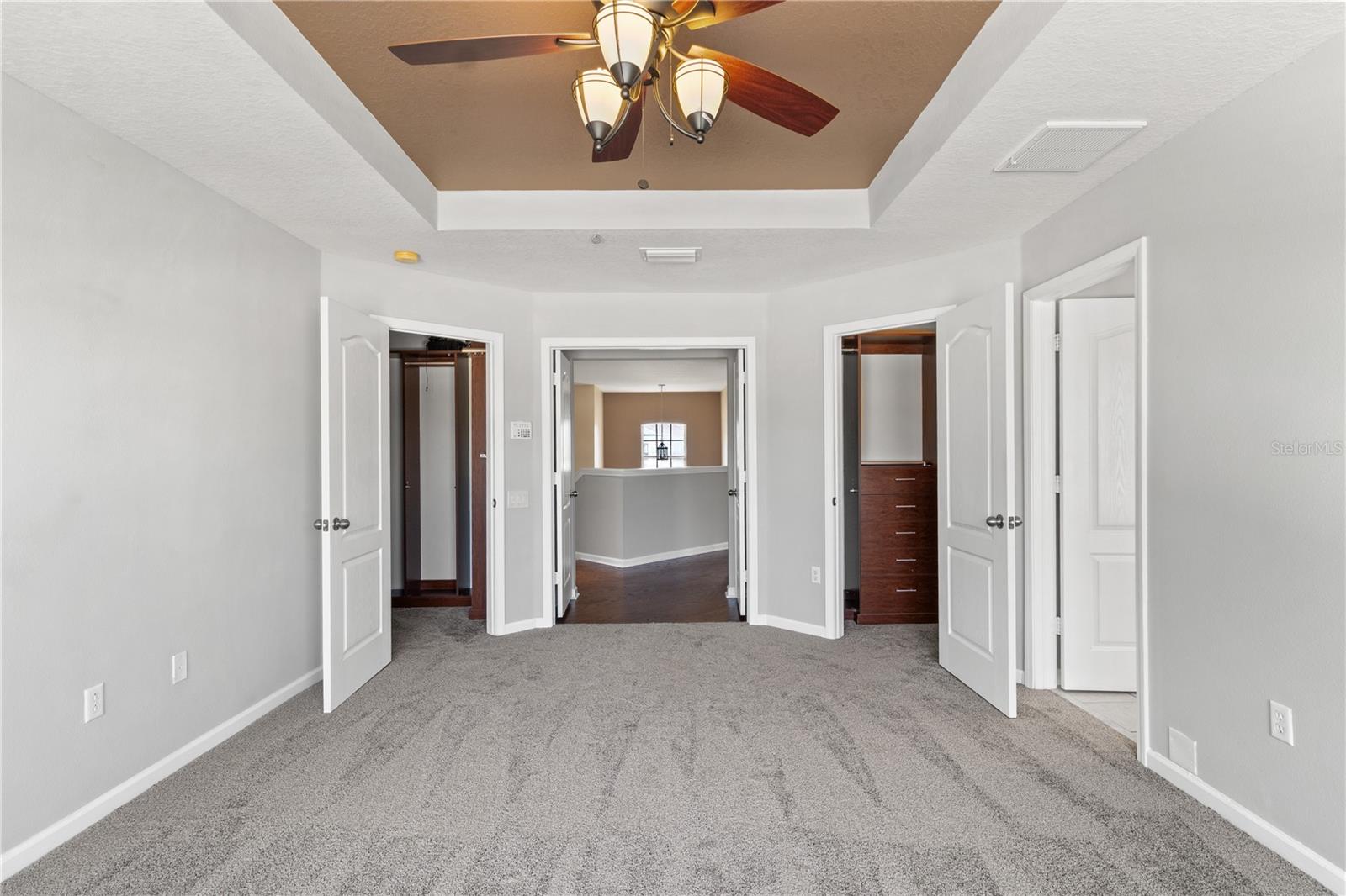 Primary Bedroom, His & Hers Closets