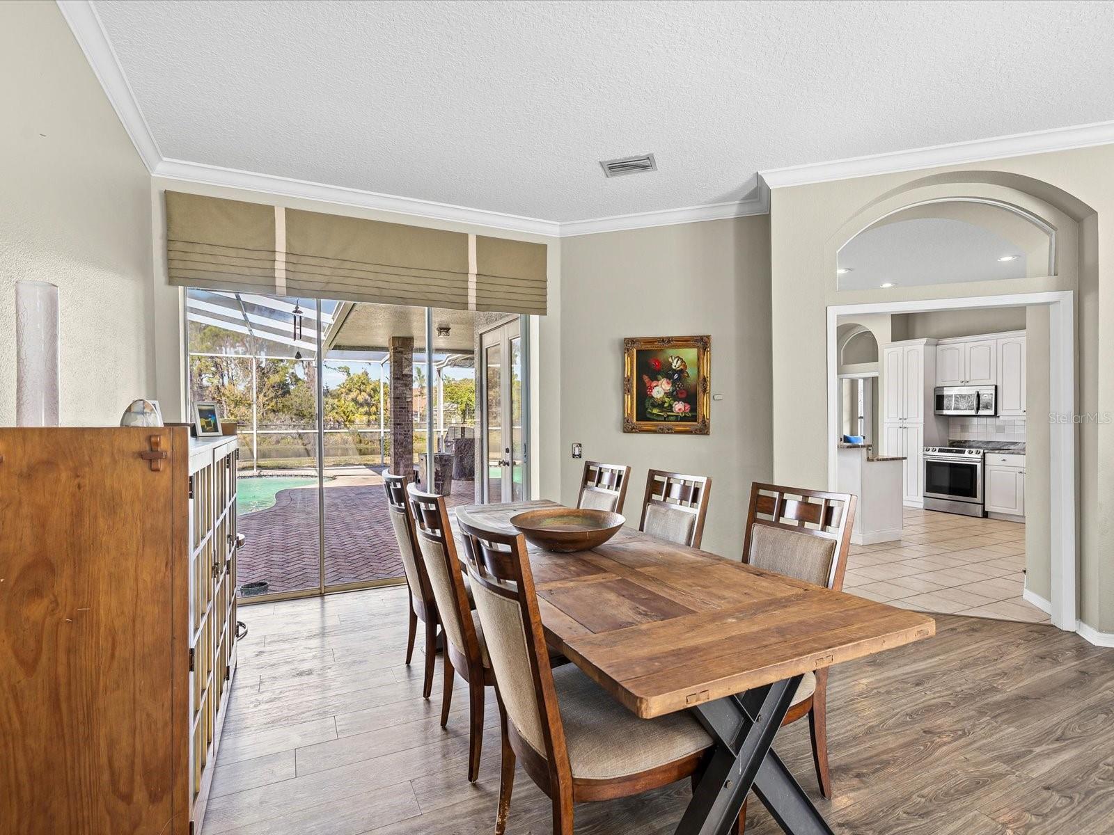 Formal living used as dining room
