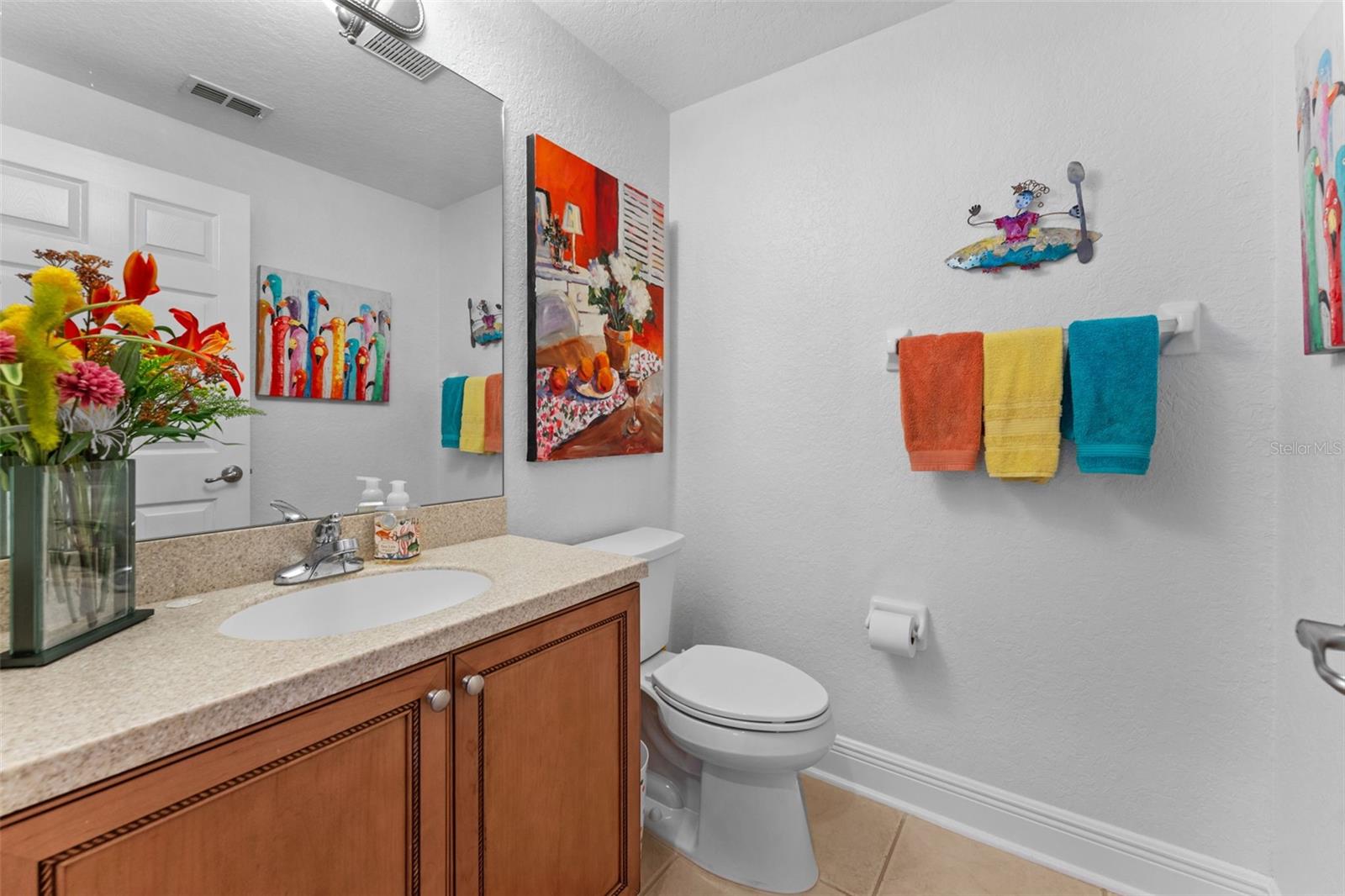 Downstairs half bath