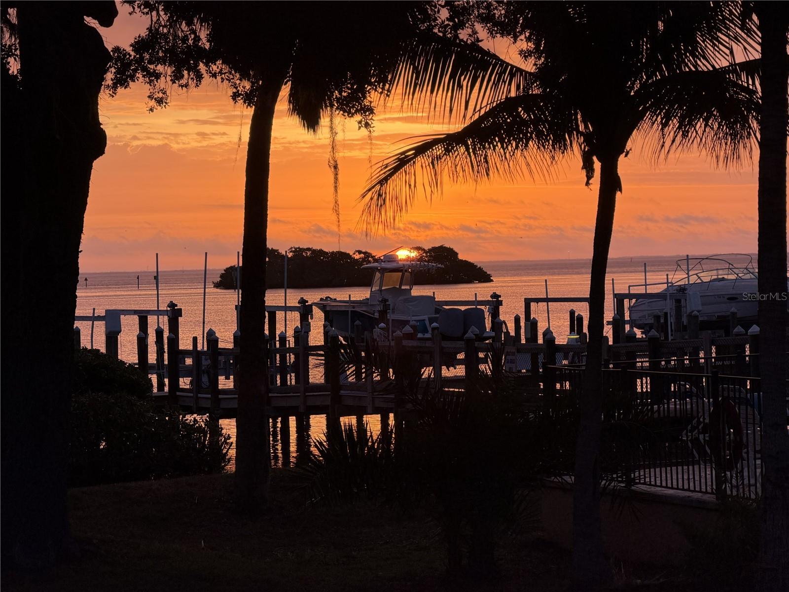 Sunrise views from patio