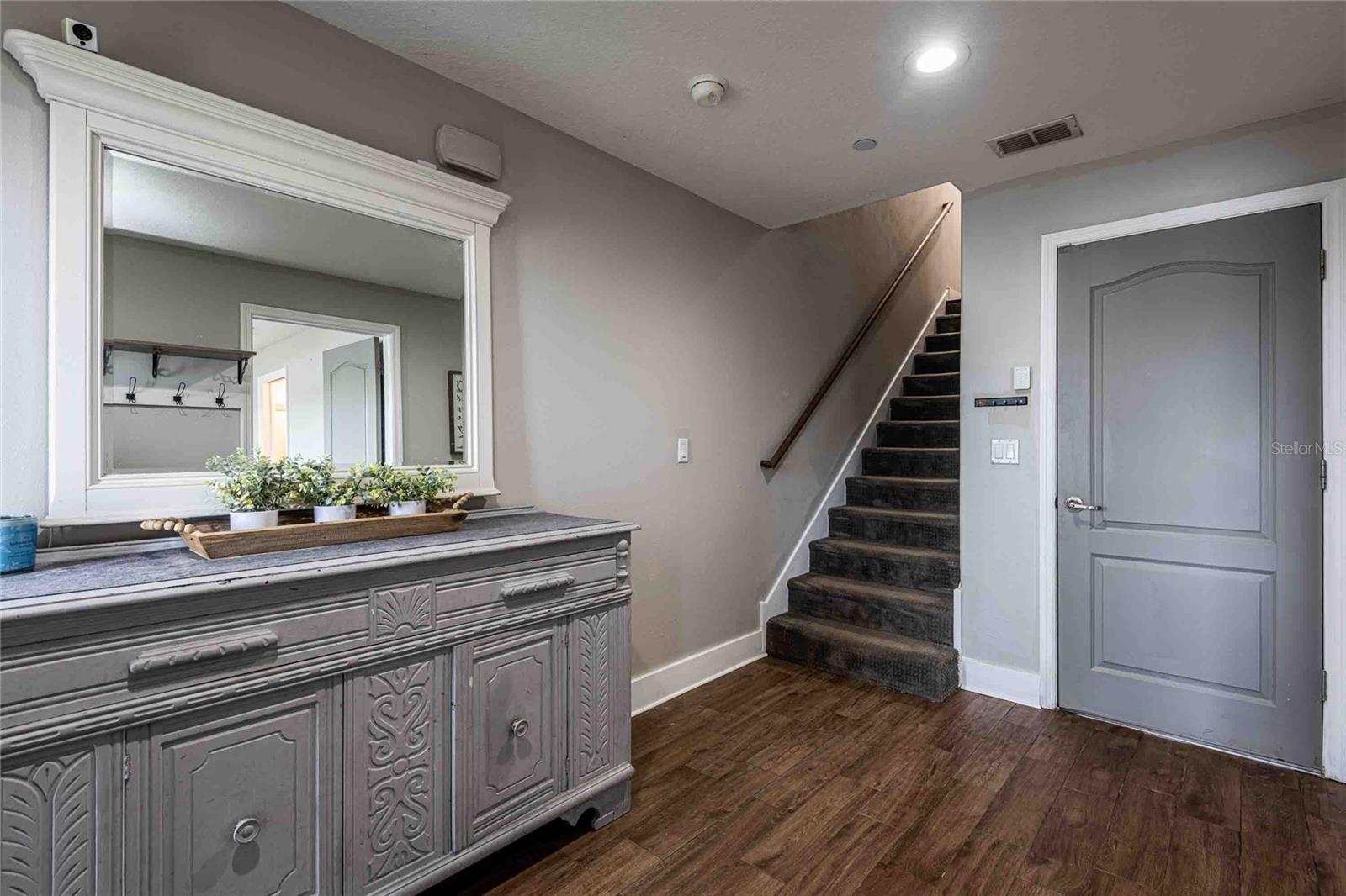 Entryway on the first floor