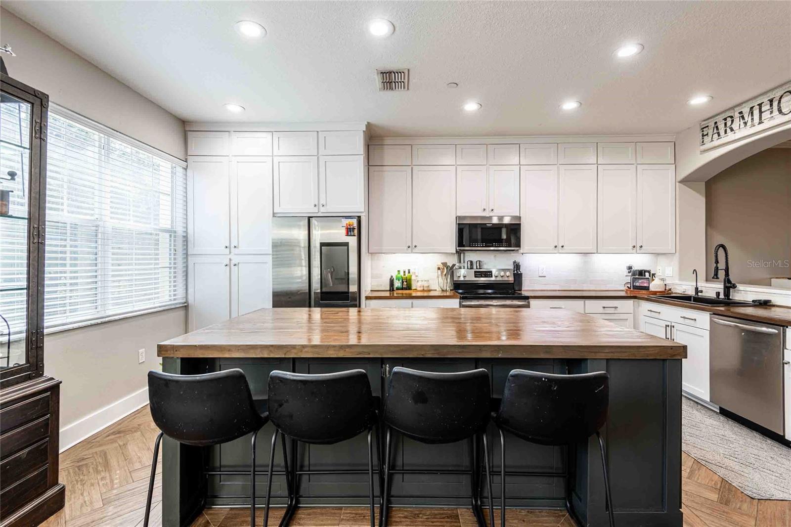 Butcher block counter tops