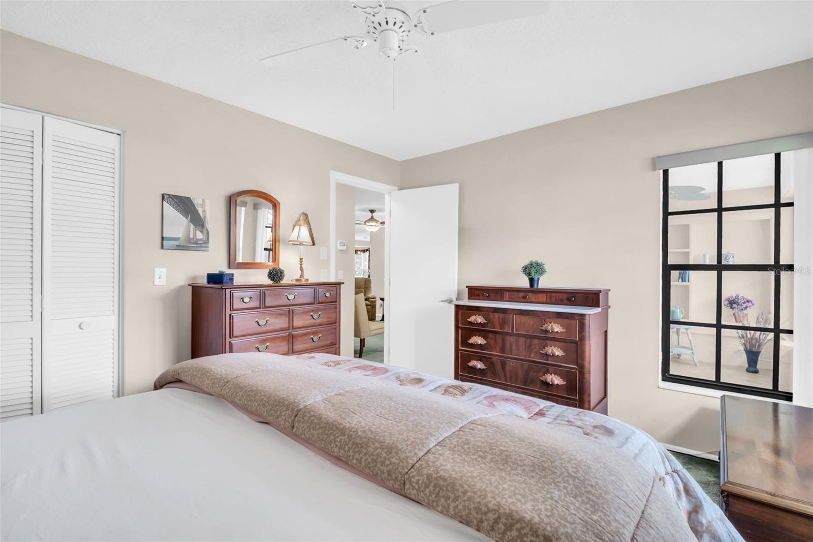 Perfectly located by the hall bath for guest convenience~