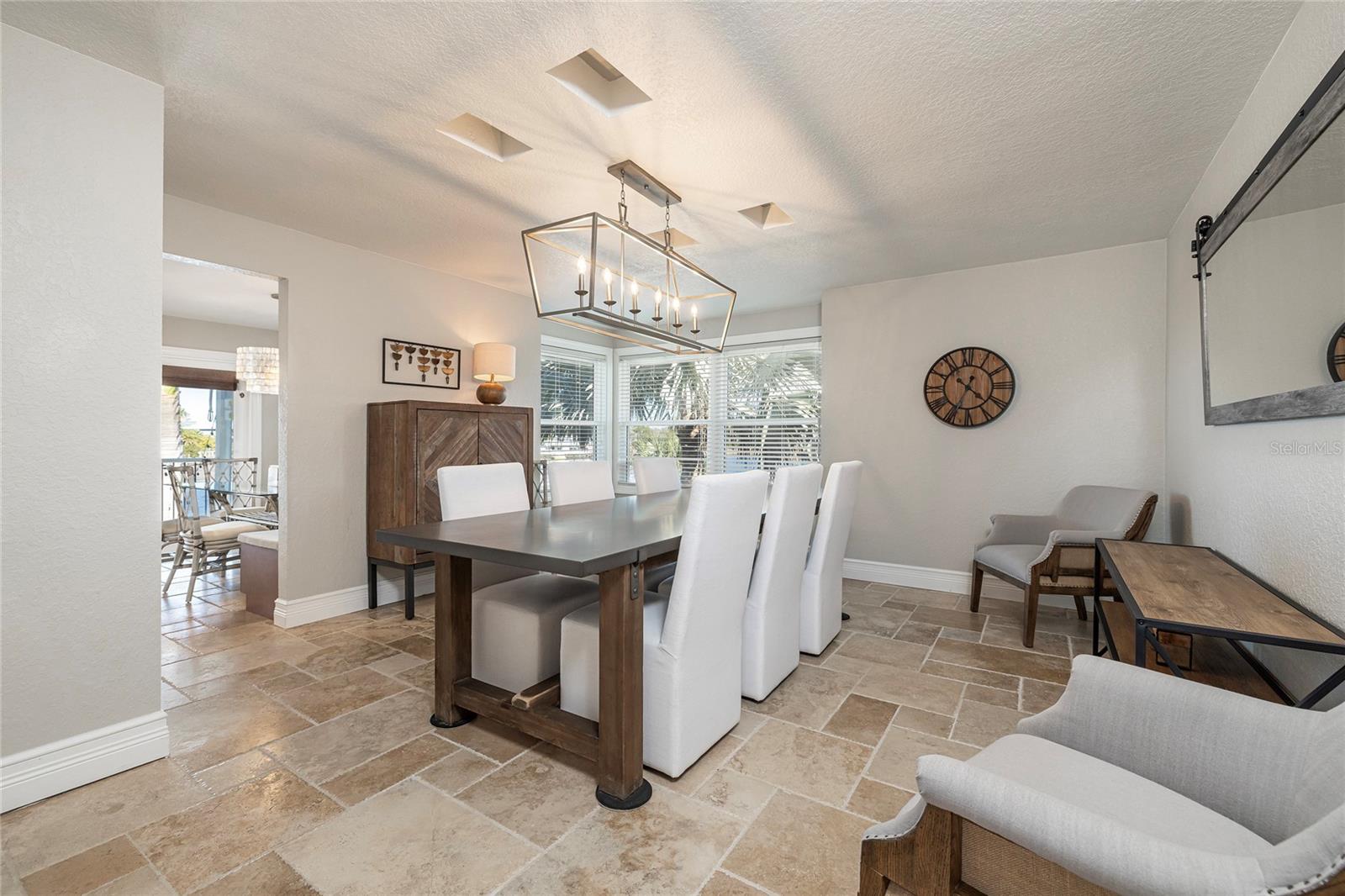 Formal dining room is separate, easily accessed from kitchen.