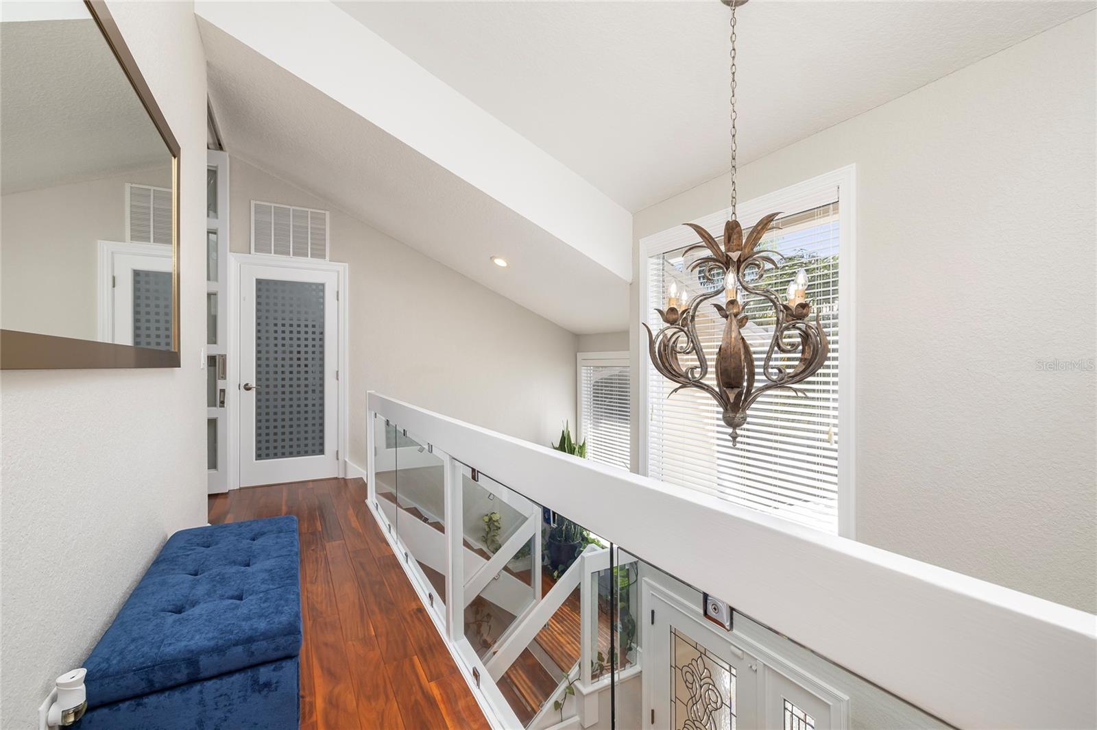 Elevator opens to 3rd level or if you prefer take the stairs.