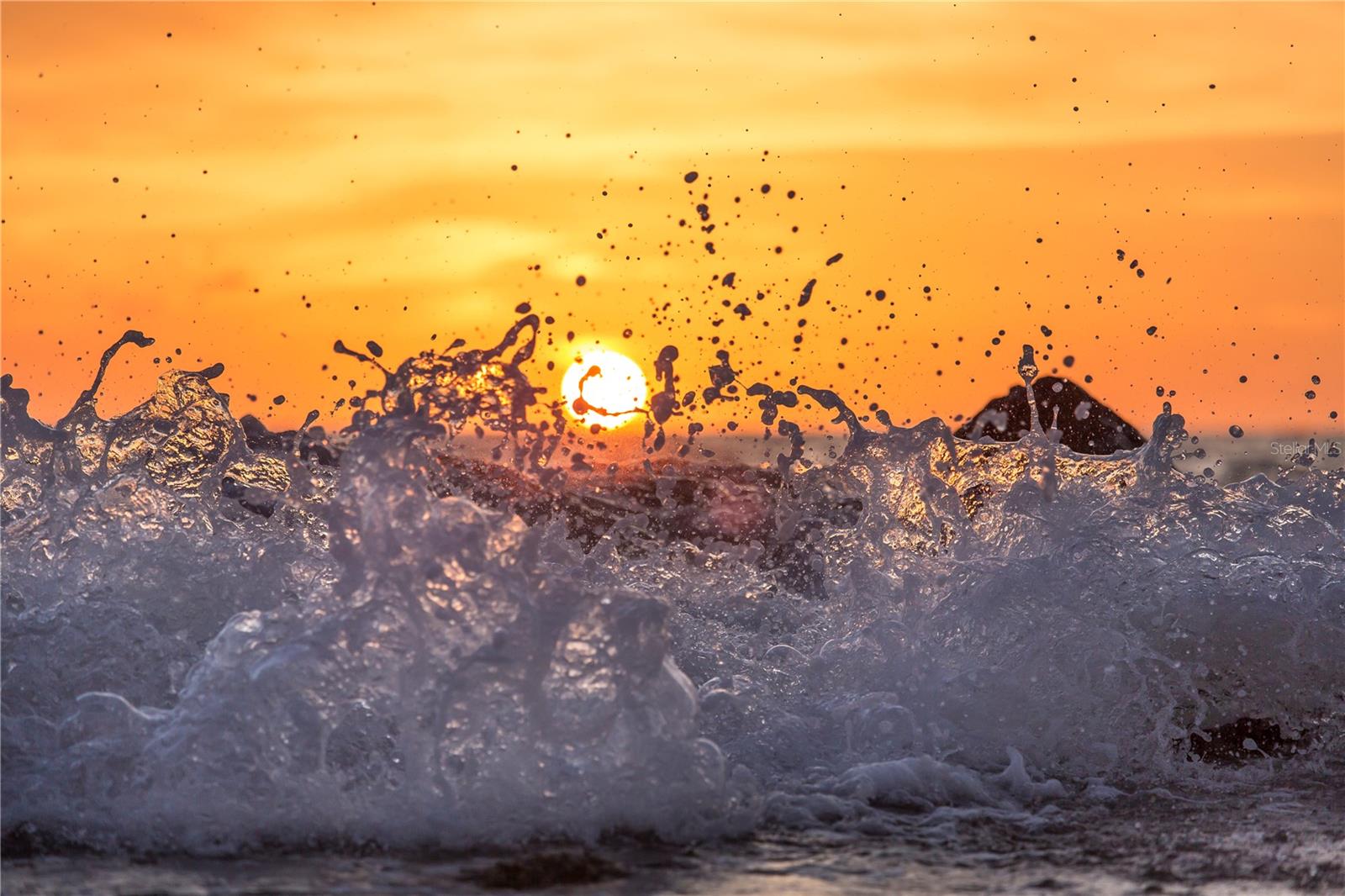 Sunset at Honeymoon Island State Park in Dunedin