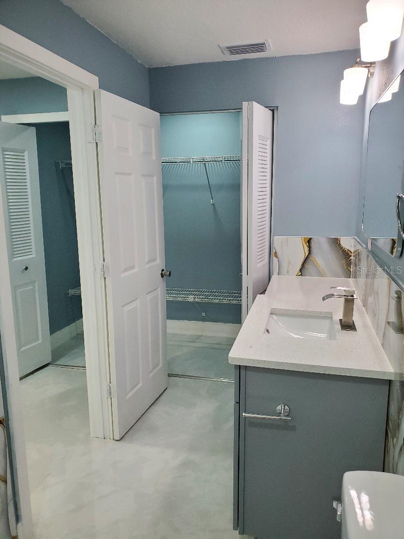 Master BR Bath-Wall-in Closet