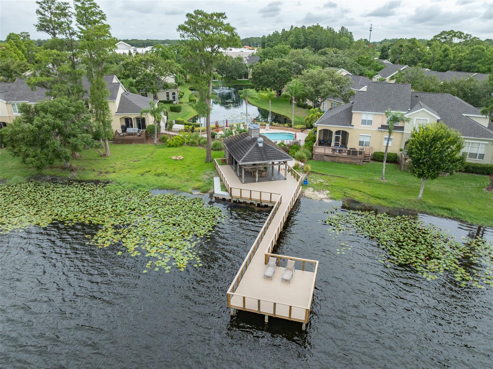 New Dock at Amenity Center on Lake Ellen