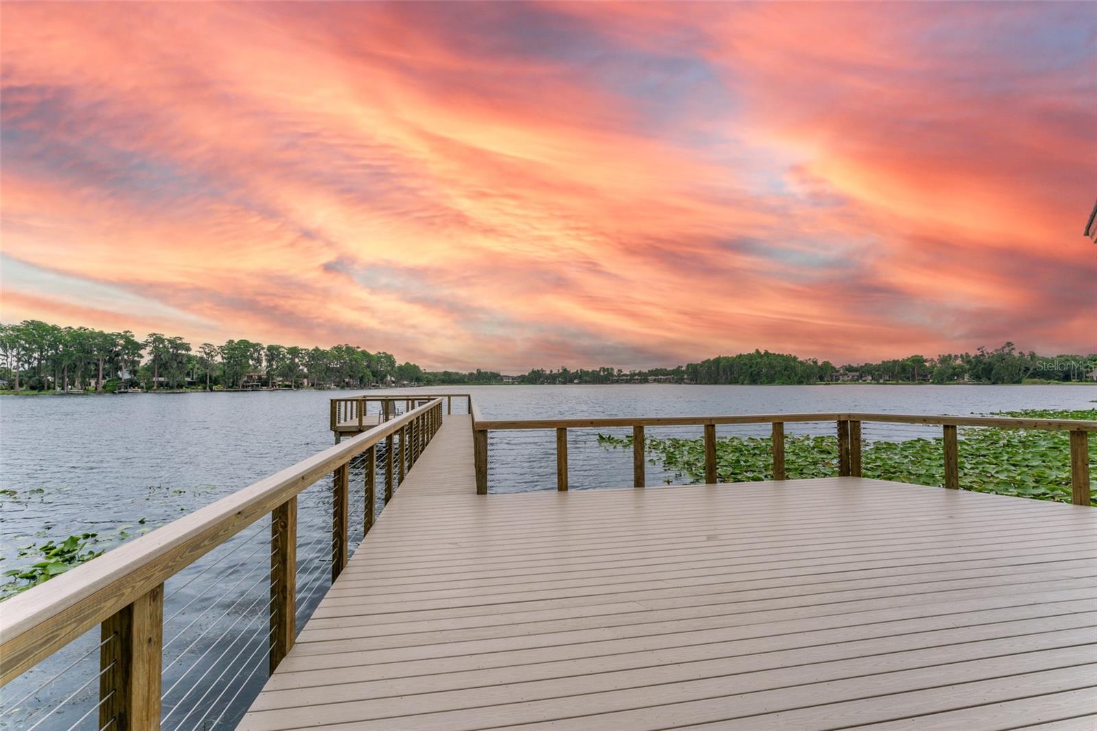 New Dock at Amenity Center on Lake Ellen