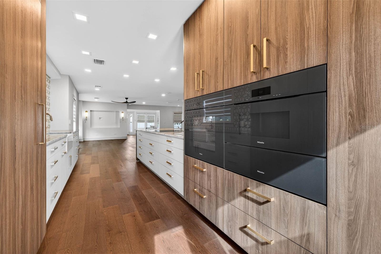 From back door into Kitchen