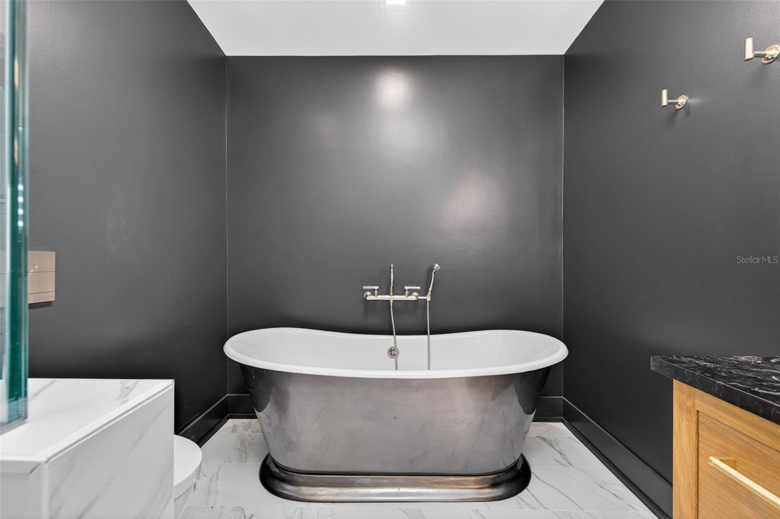 Oversized imported soaking tub