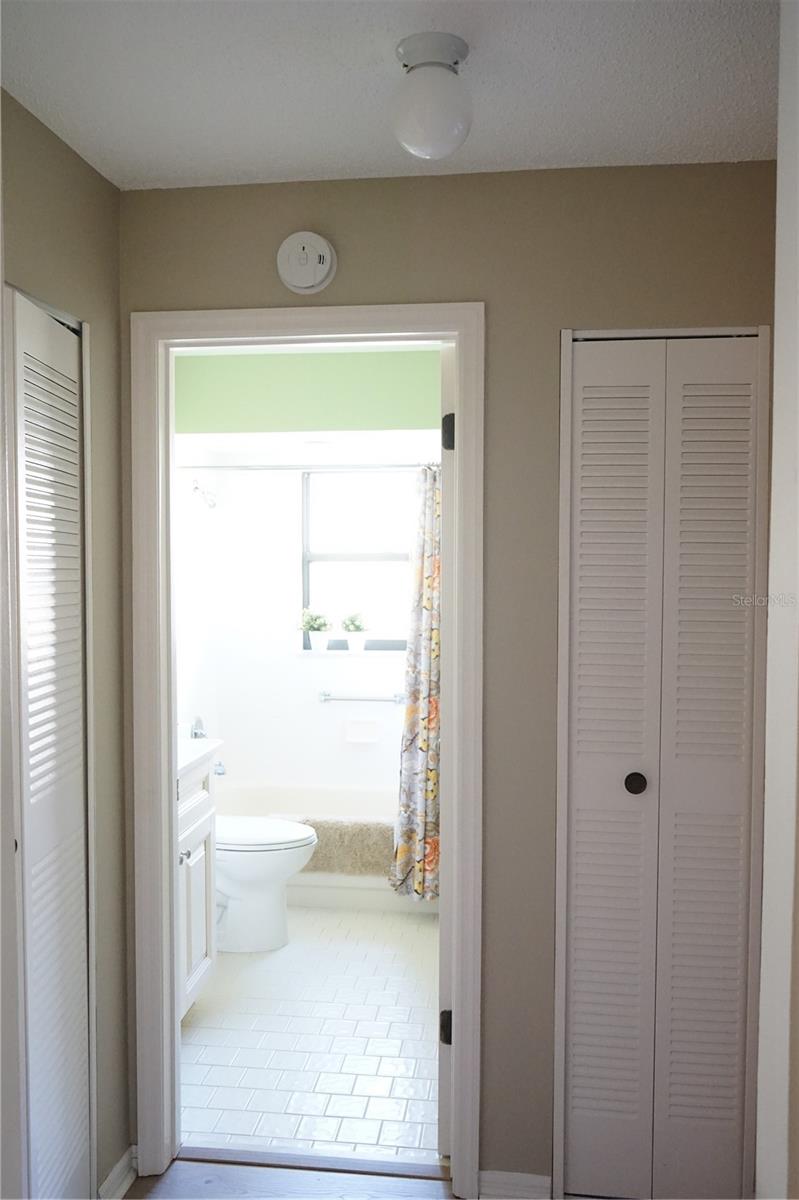 guest area has 2 storage closets