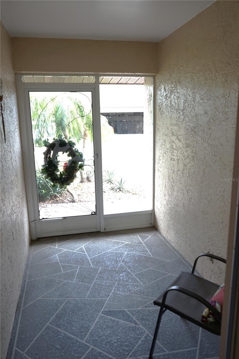screened entry