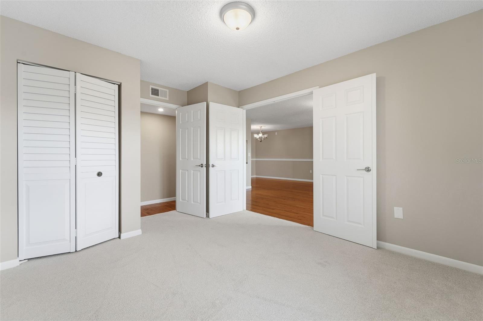 Spare Bedroom by Living Room