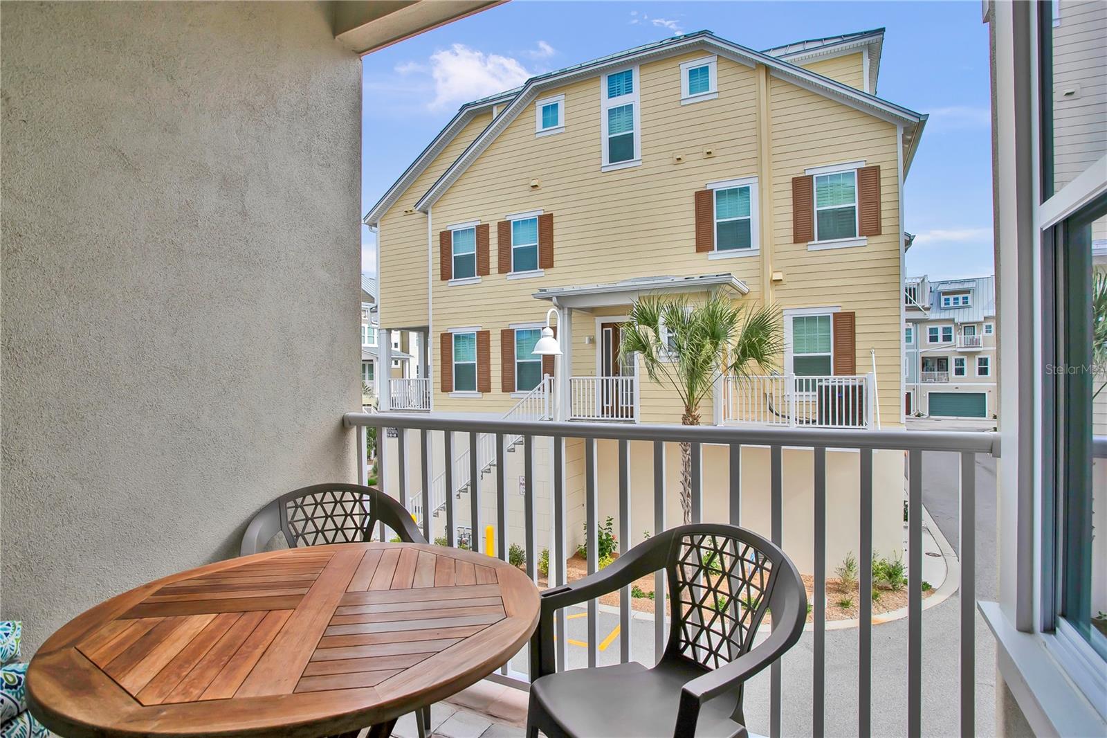 Morning coffee off kitchen