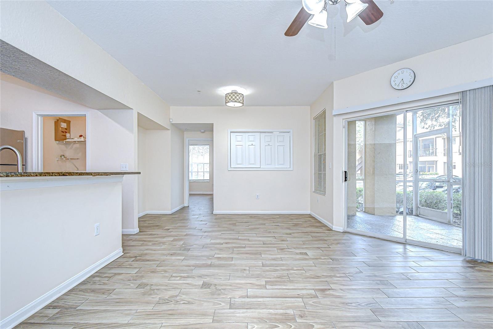 Great room with patio access!