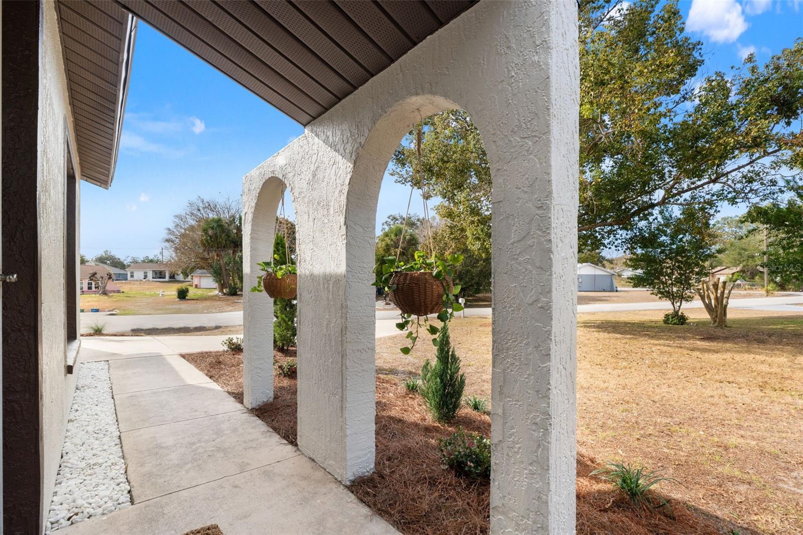 Covered Front Entryway