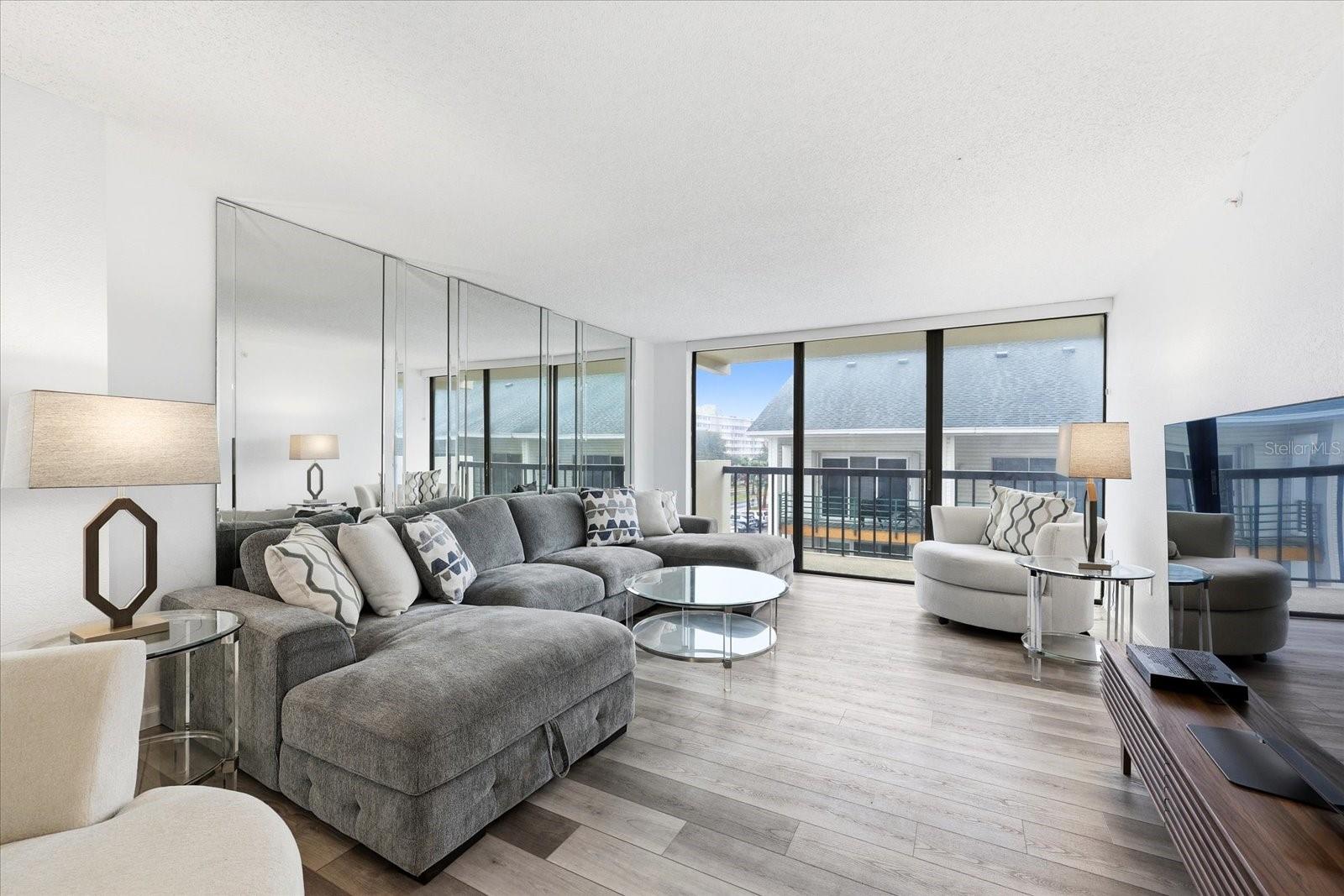 Living Room w/Balcony