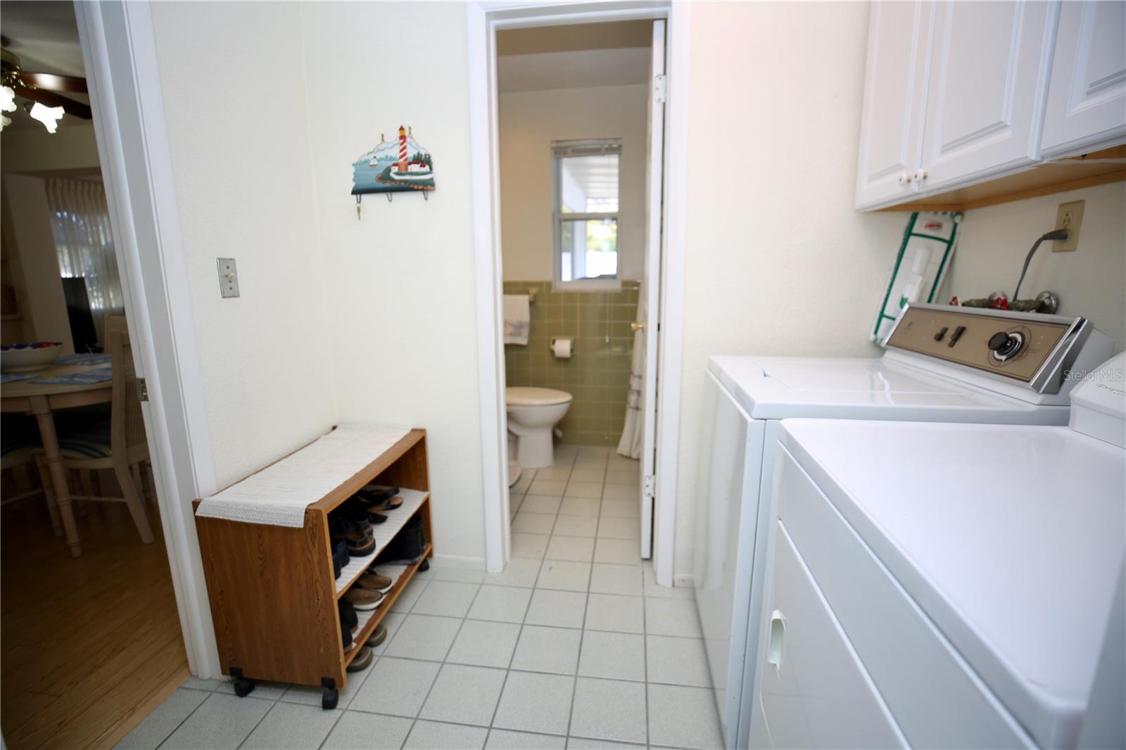 Spacious laundry room