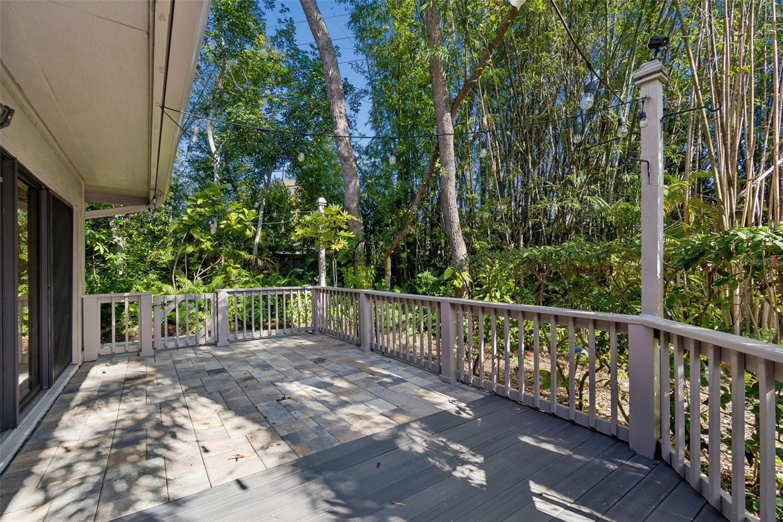 Private back deck accessible from Family Room & Breakfast/Sun Room