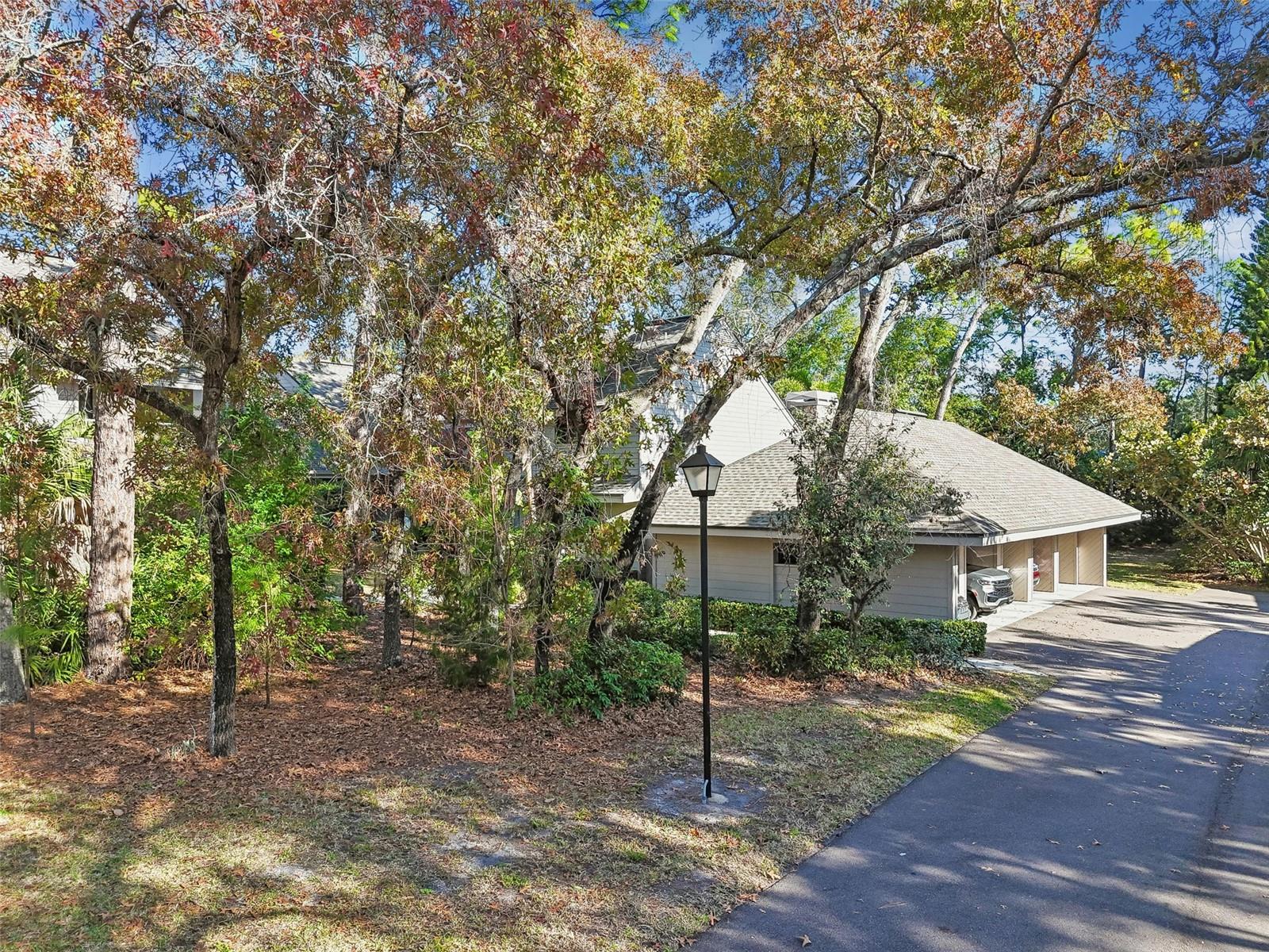 Carport - townhome is hidden behind to the left