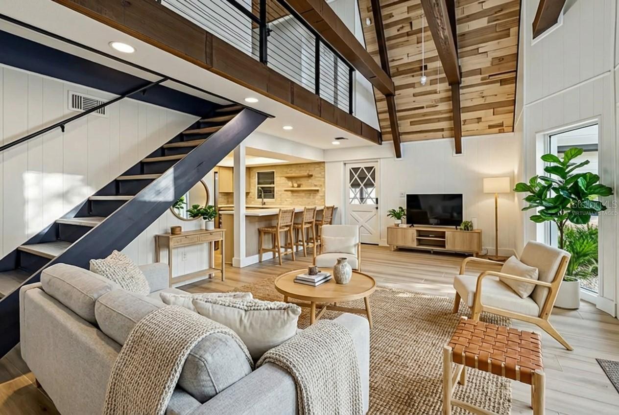 Living/ Dining Room Virtually Staged