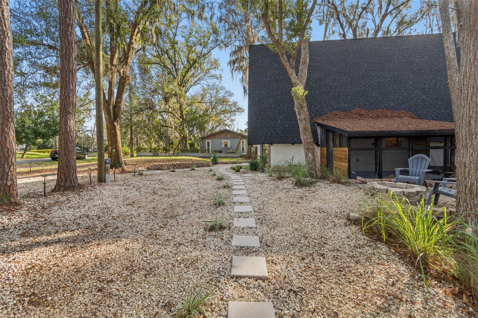 Path From Garage to House