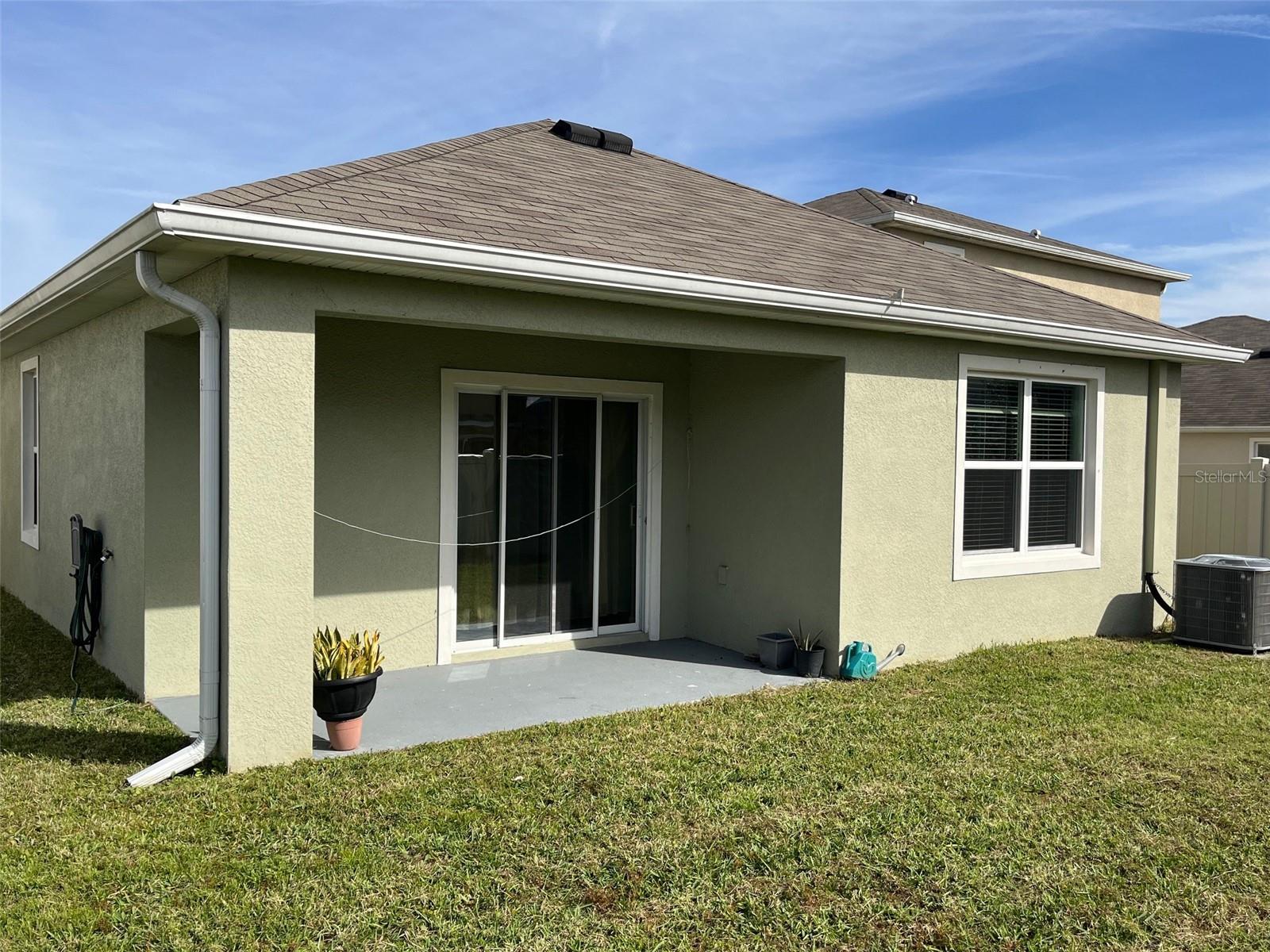 spacious covered lanai