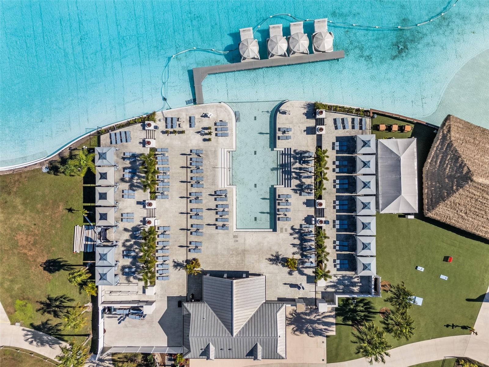 cabanas, lounge by the pool, restaurant, bar...