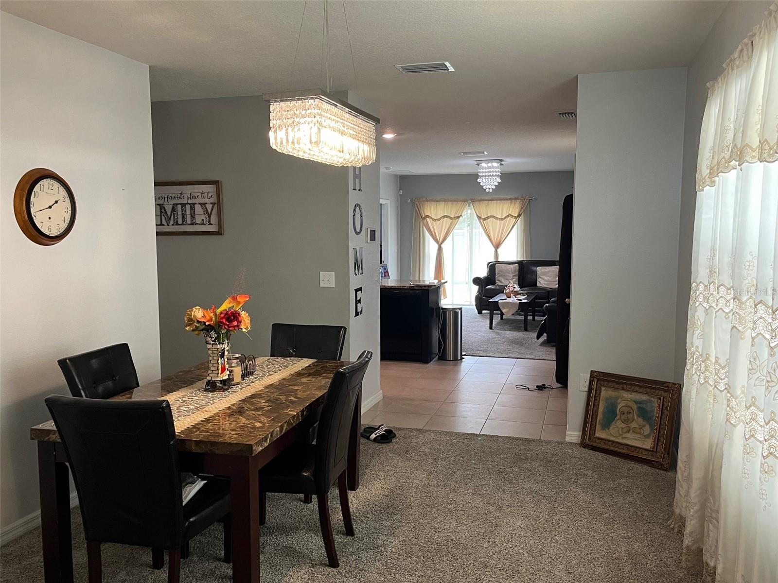 open, flowing floor plan