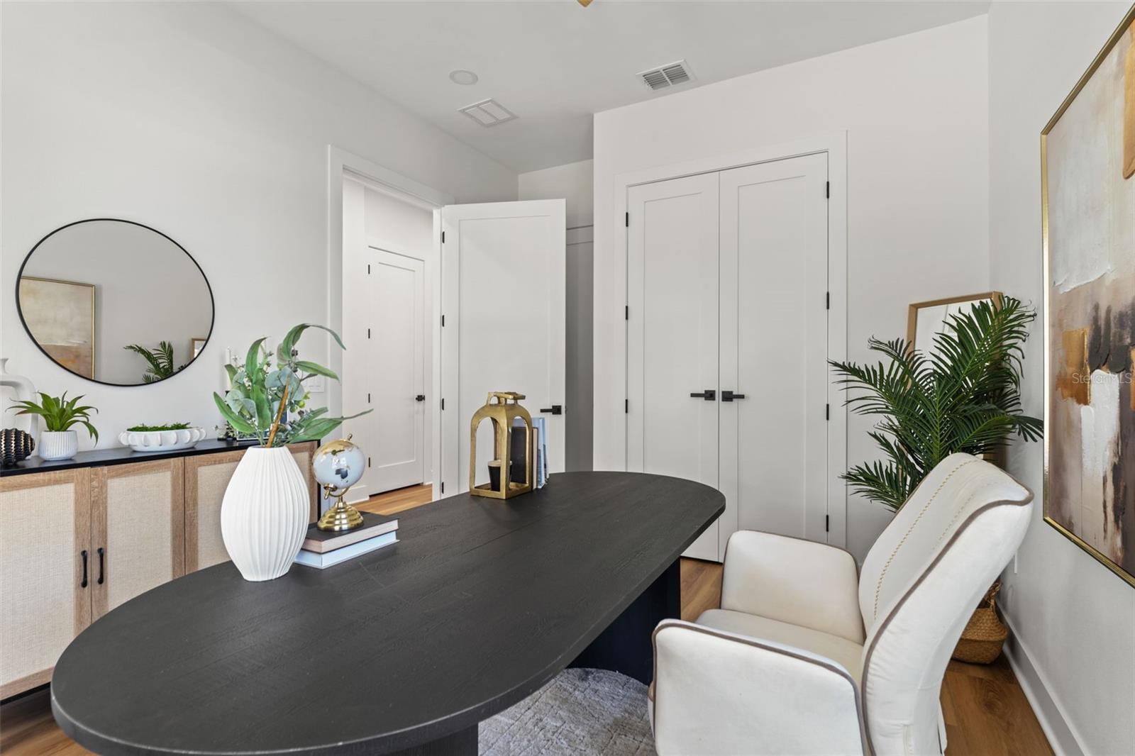 Downstairs bedroom/ office with ensuite bath