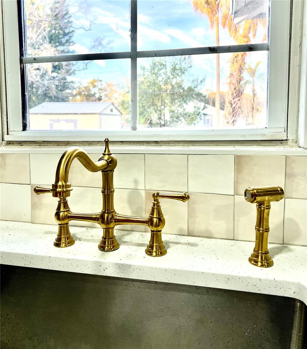 Brass Kitchen Faucet
