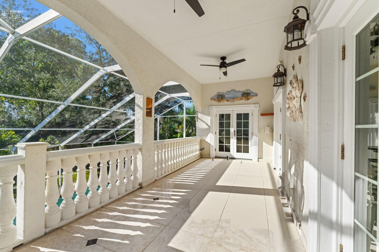 Rear Balcony overlooking pool