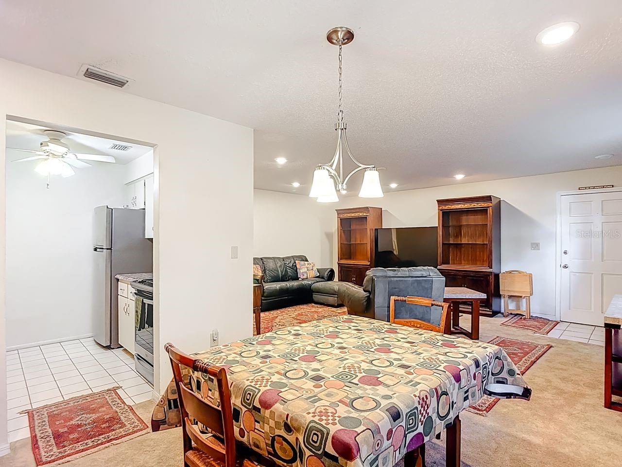 Dining and Living room