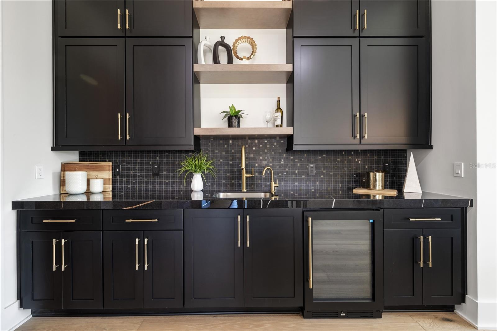 pantry with nespresso machine