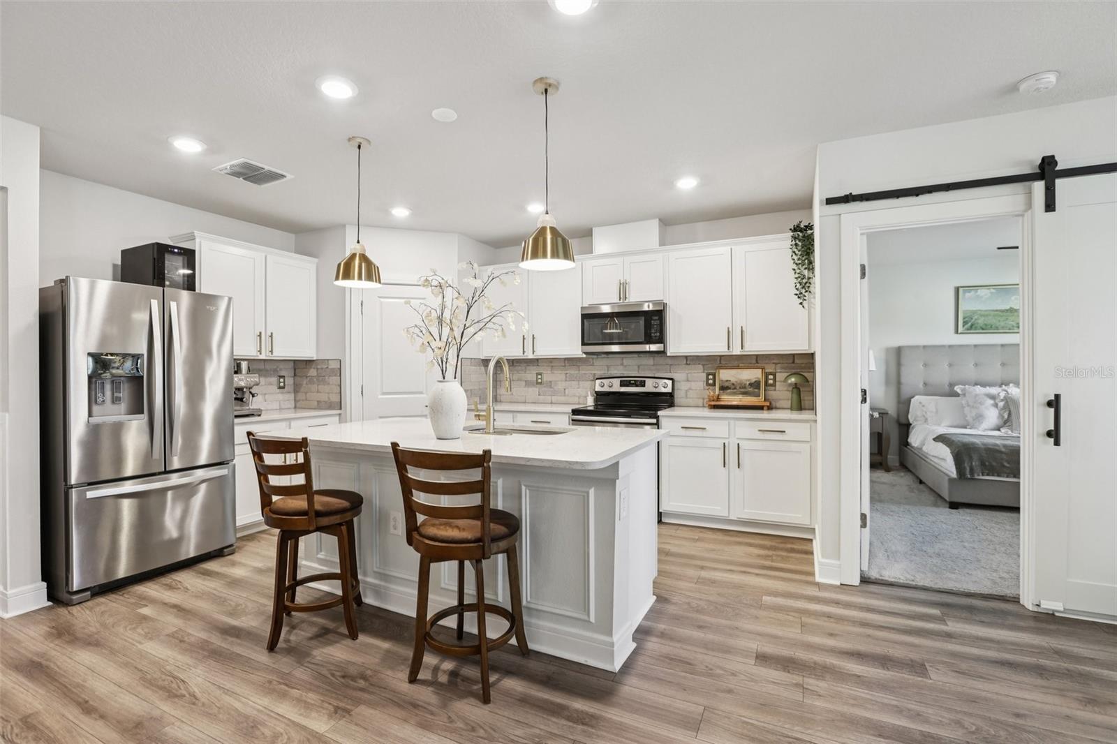 Decorator Barn Door To Primary Bedroom!