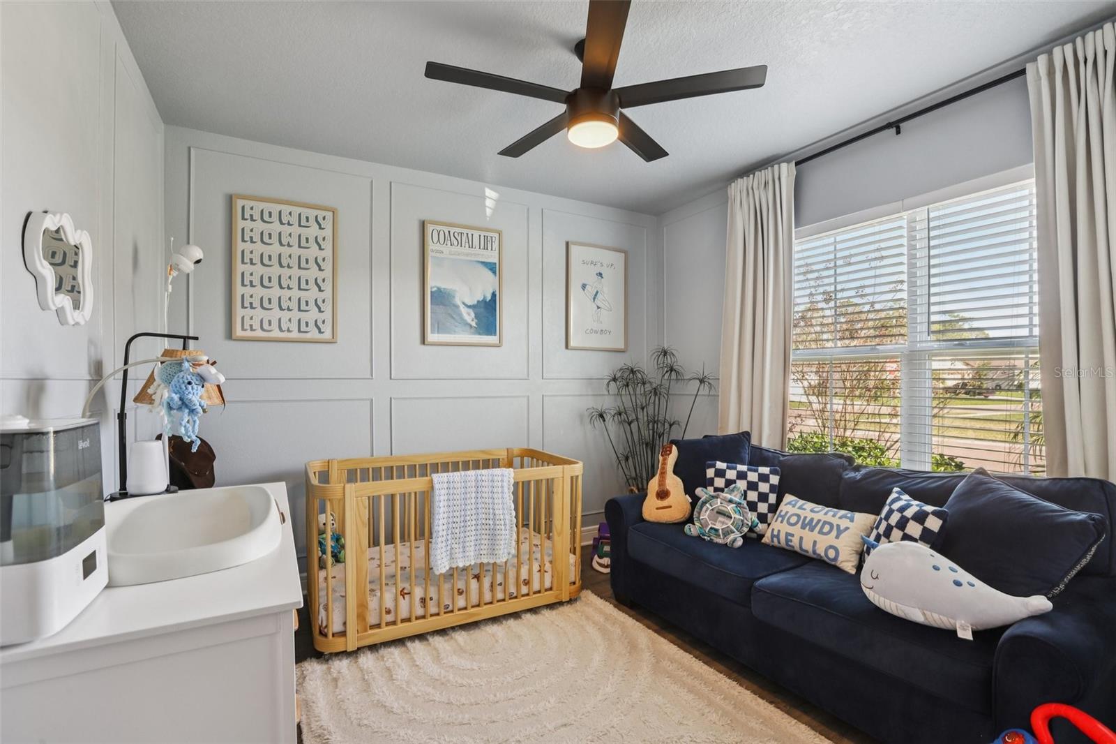 Bedroom #2 with Accent Wall!