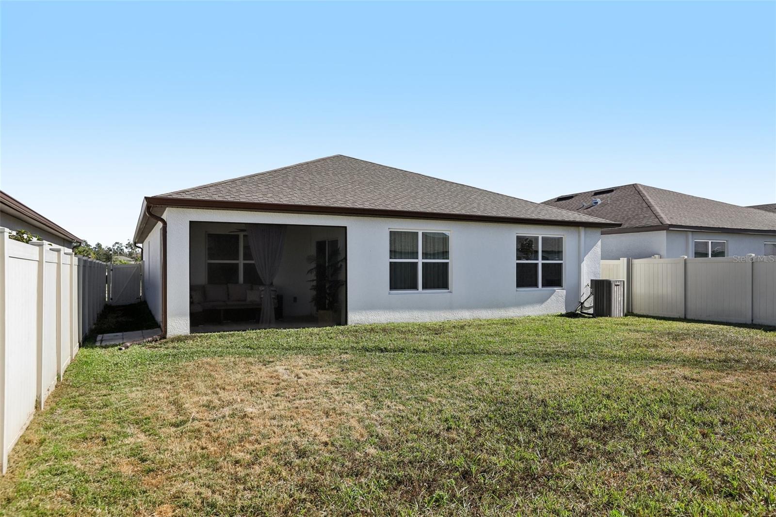 Large Fully Fenced Backyard