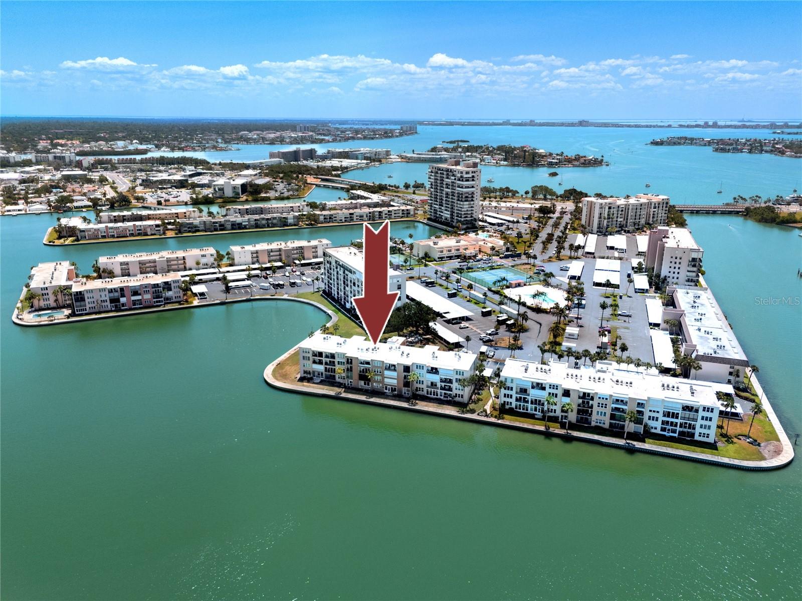 high up on 2nd floor