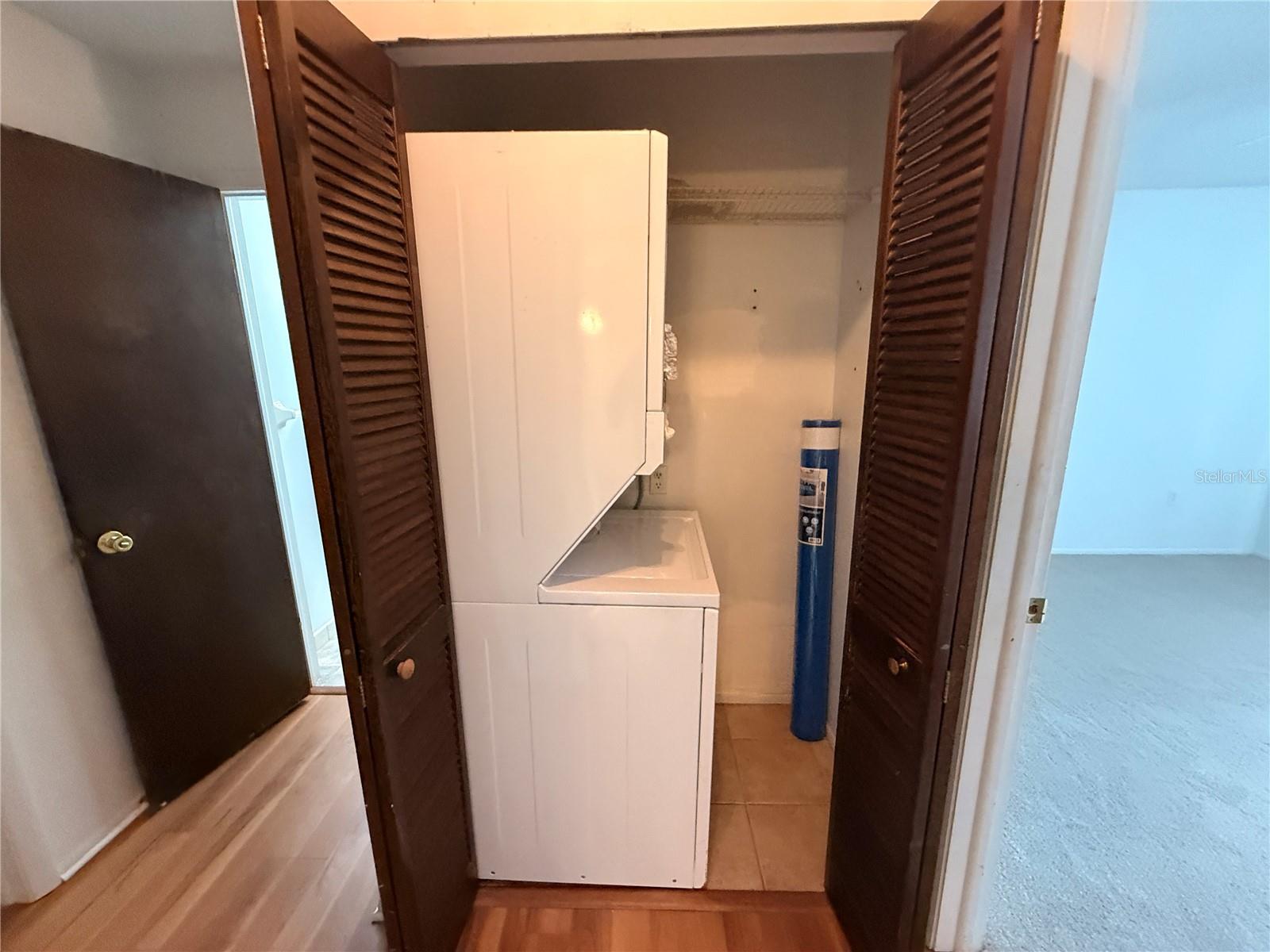 Inside washer and dryer