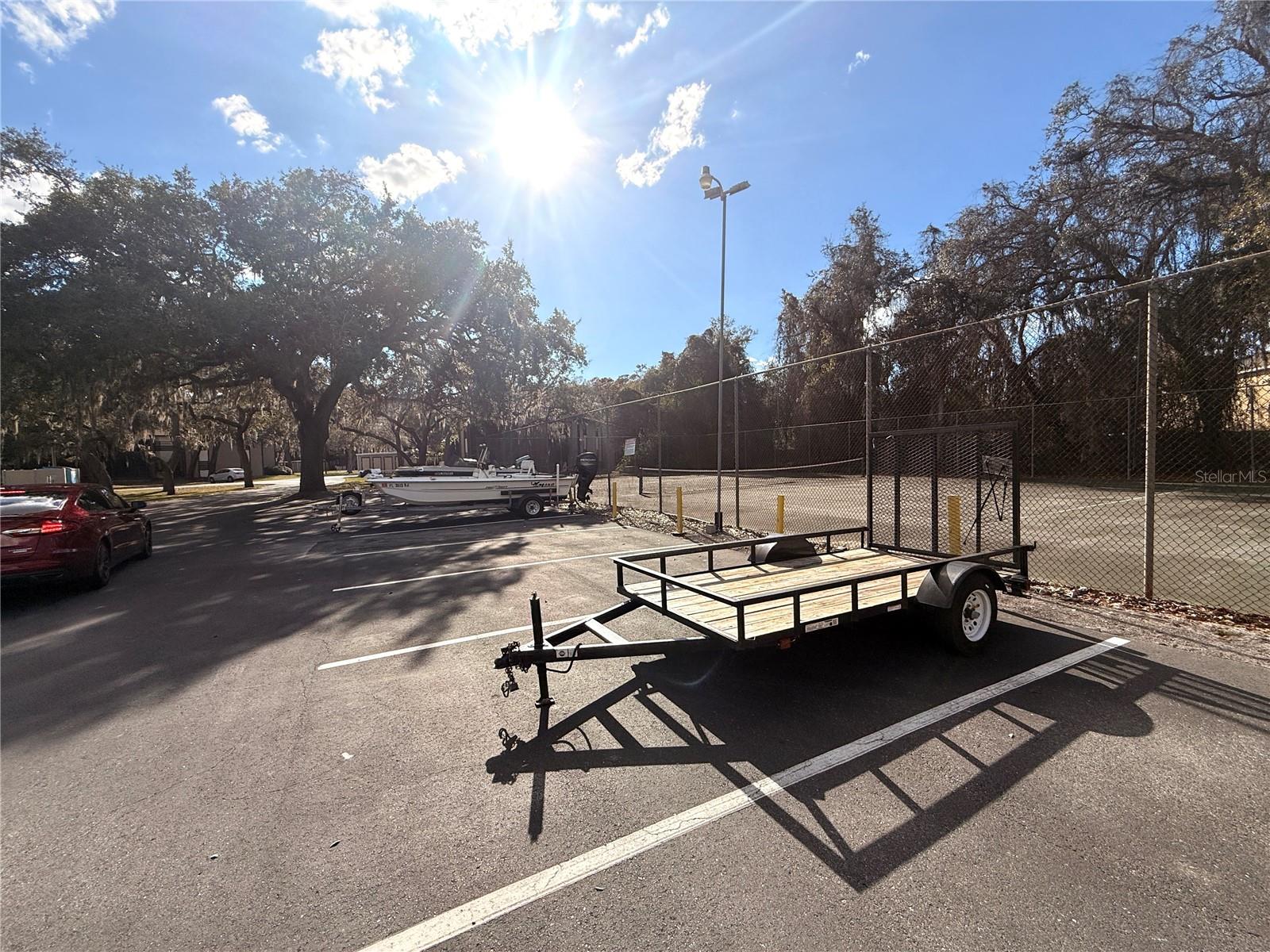 Extra parking for your boat or trailers.