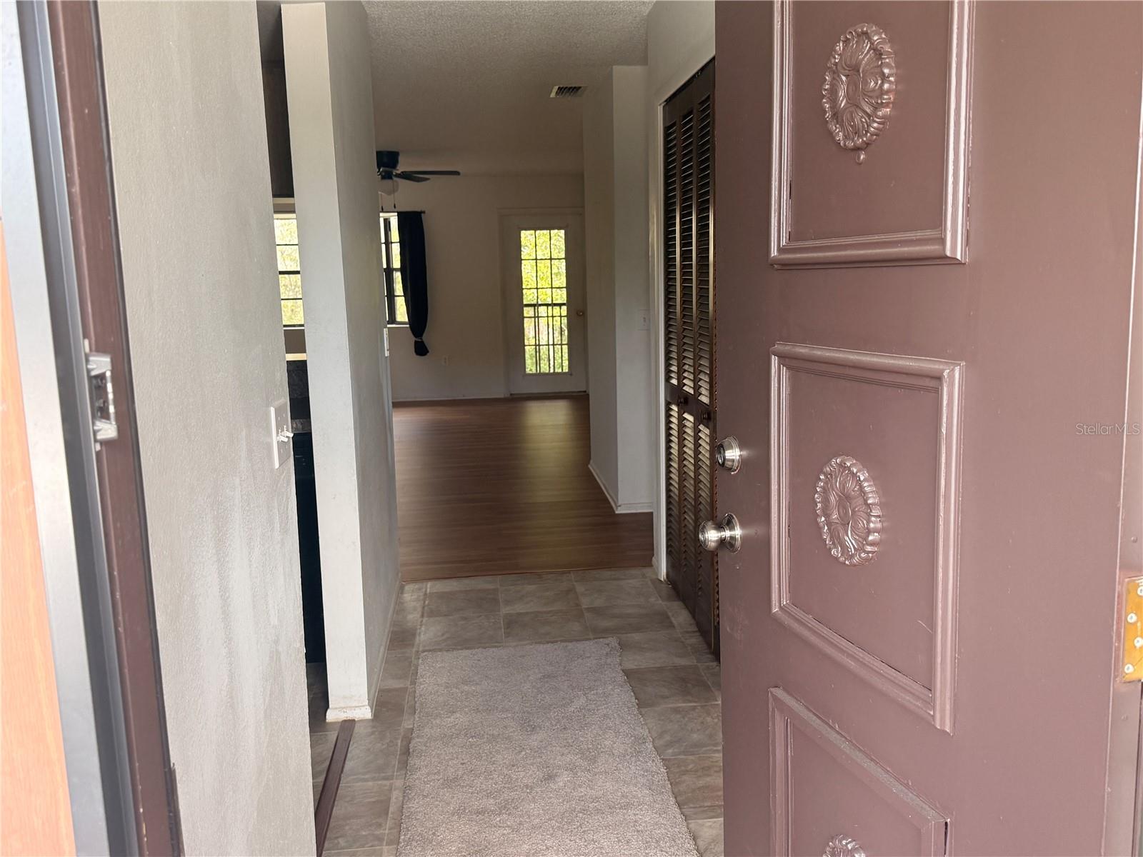 Nice front door and foyer