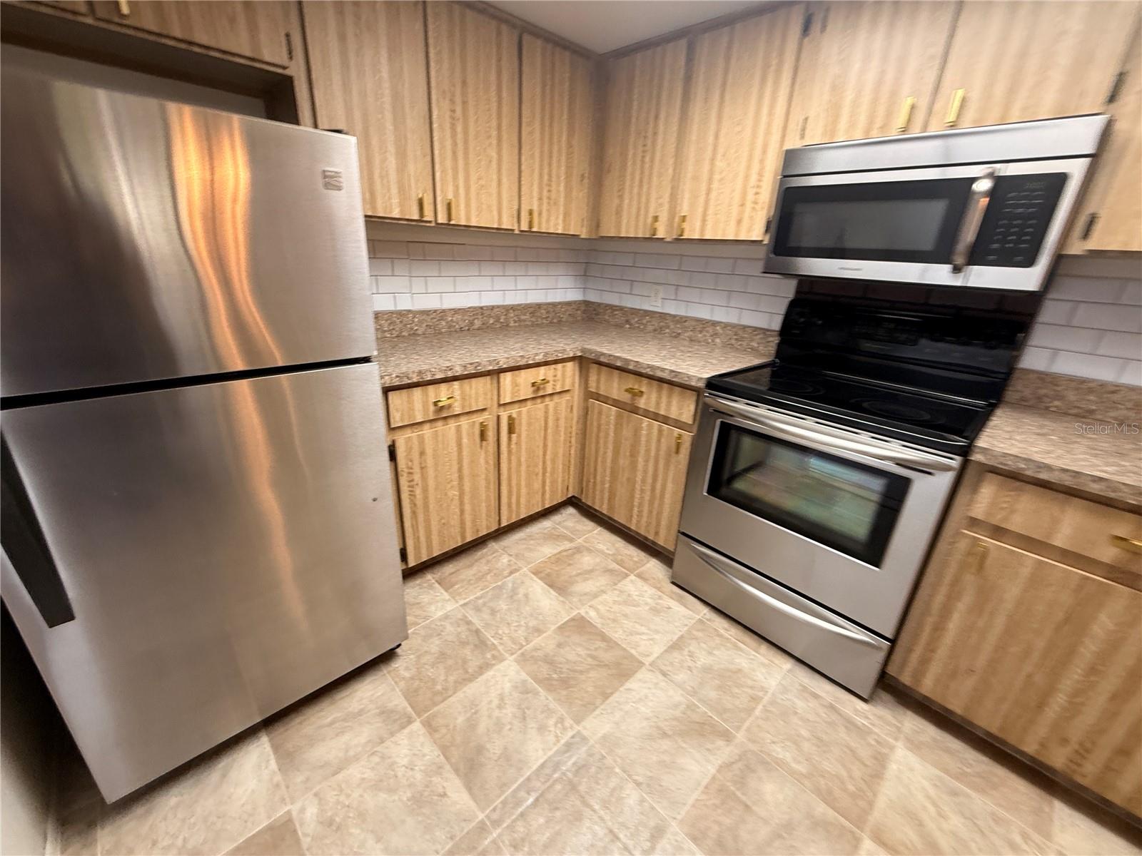 Newer stainless steal appliances