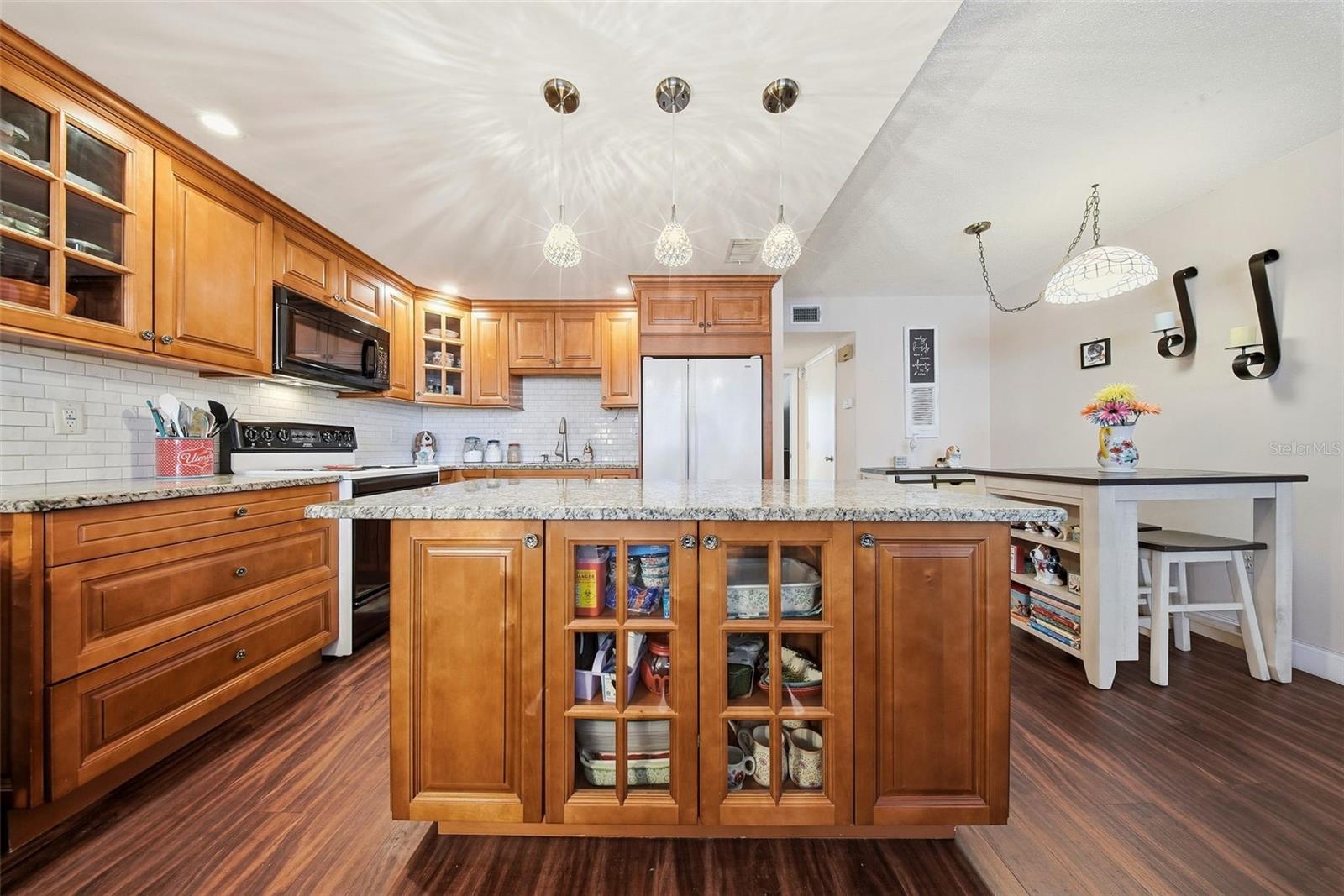 Kitchen with an island