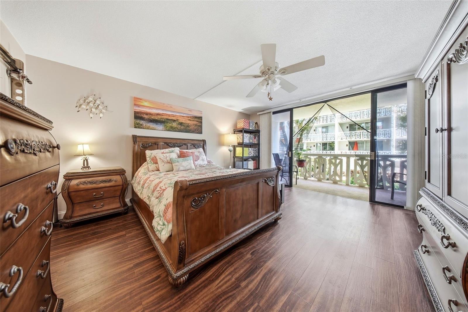 Bedroom with 2 large closets