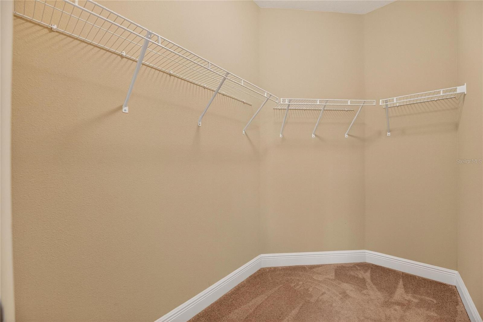 Primary walk in closet