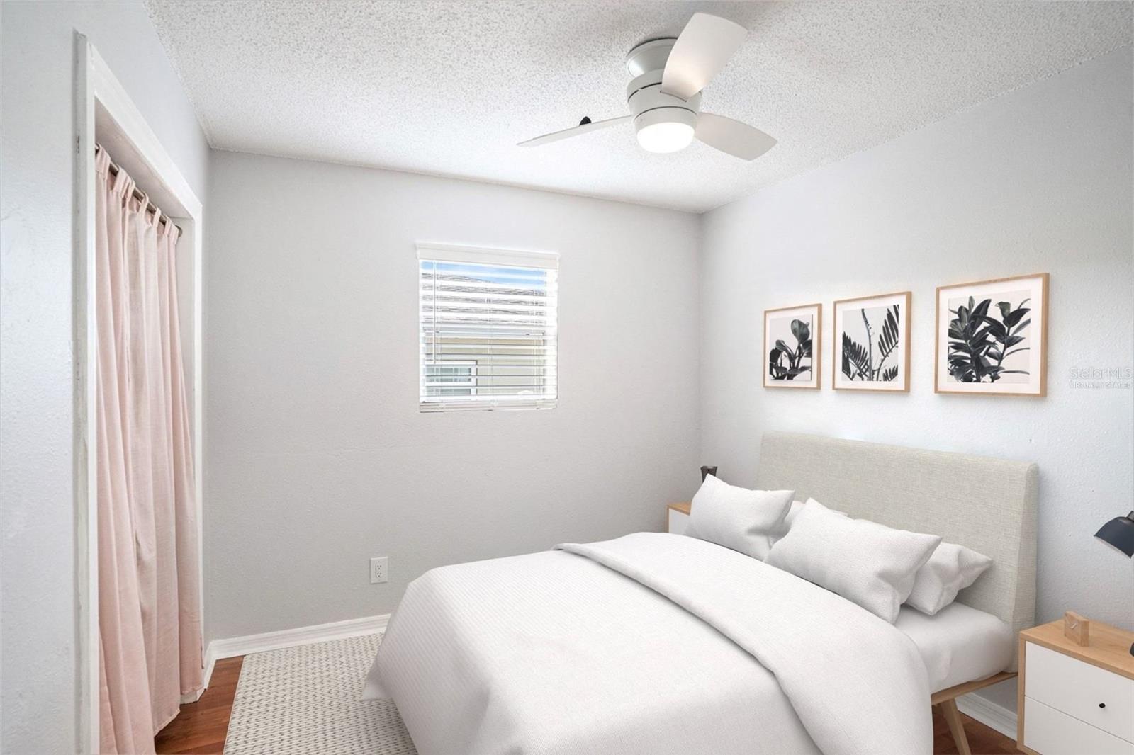 Guest Bedroom-Virtually staged