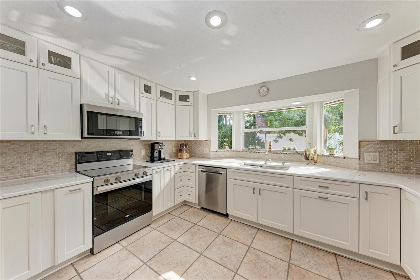Beautiful kitchen with tons of natural light