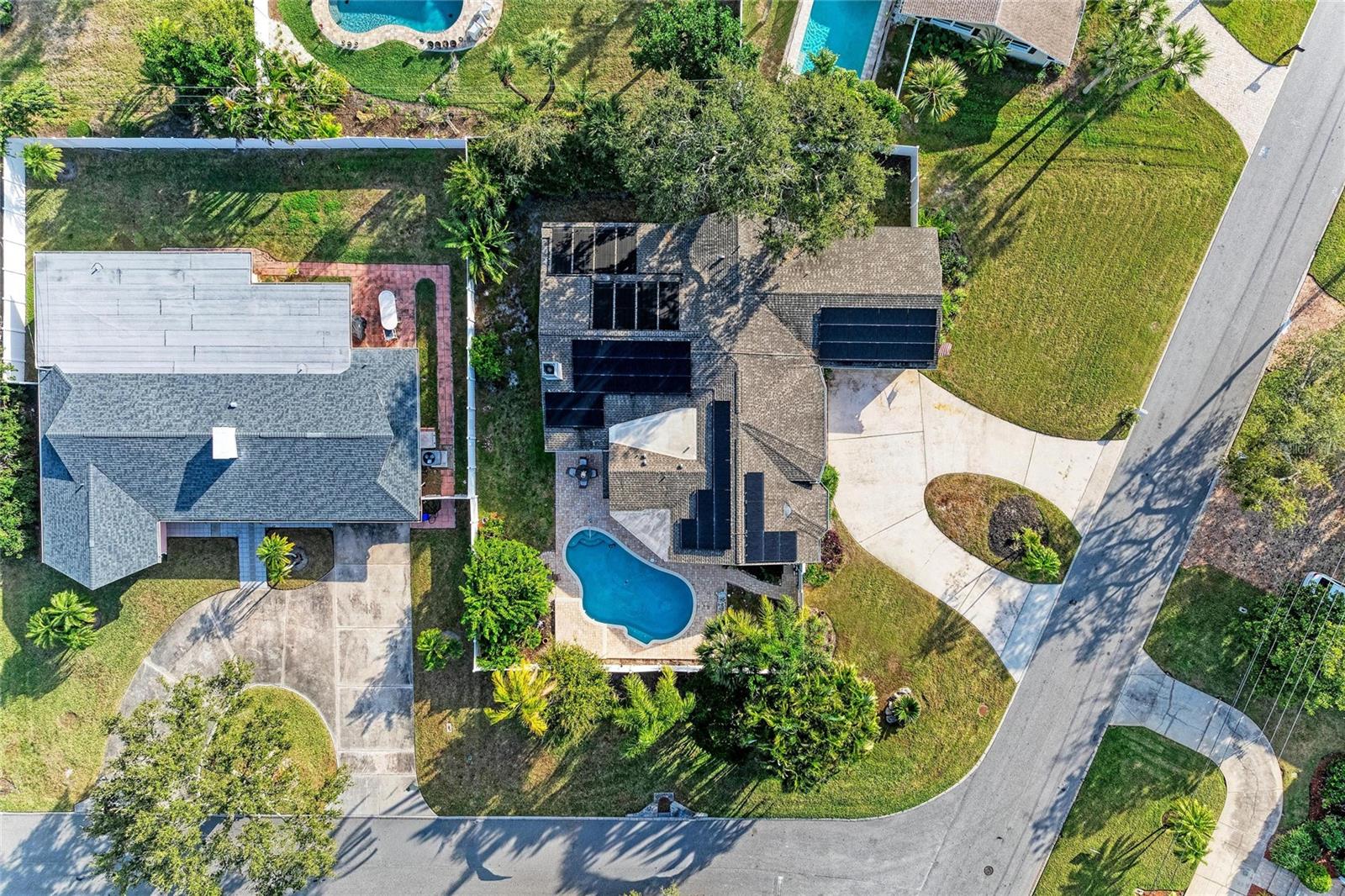 Solar panels for low energy usage